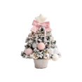 thumbnail image 2 of Árbol de Navidad Artificial, Pino Navideño en Miniatura, Pequeño Árbol de Abeto Decorativo con Luces de Cadena, 35 cm, para Decoraciones Festivas de Mesa, 2 of 6