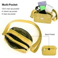 thumbnail image 2 of KXF Ladies Crossbody Bag Multi-Pocket Shoulder Bag Waterproof Nylon Handbag Small Cellphone Purse Wallet for Women, 2 of 7