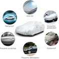 thumbnail image 3 of basic Basics Silver Weatherproof Car Cover - 150D Oxford, Sedans up to 200", 3 of 5