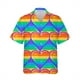 thumbnail image 4 of Camisas con estampado 3D de la bandera del arcoíris LGBT para hombres y mujeres, blusas de manga corta con solapa, estilo callejero, a la moda, con personalidad, para verano, 4 of 4