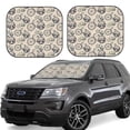 thumbnail image 1 of Saiise Compass And Mountains In Bicycle Wheels for Foldable Car Sun Shades (2-Pack) Offer Sun Protection with an Easy-fold Design for Convenient Windshield Shading-Medium, 1 of 6