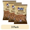 (3 pack) Utz Sourdough Special Extra Dark Pretzels, 16 oz Bag