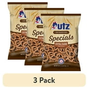 (3 pack) Utz Sourdough Special Extra Dark Pretzels, 16 oz Bag