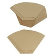thumbnail image 2 of 100 piezas de papel de goteo de mano de madera original sin blanquear ecológico para cafetera 102 bolsas de filtro de café para cafetera, 2 of 7