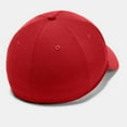 thumbnail image 2 of Under Armour Men's UA Blitzing Blank Stretch Fit Cap Curved Flex Athletic Hat, Red, L/XL, 2 of 2