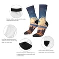 thumbnail image 3 of Vsdgher Western Desert Cloud Cowboy Crew Socks for Men & Women, Breathable Casual Athletic Ankle Socks, 3 of 6