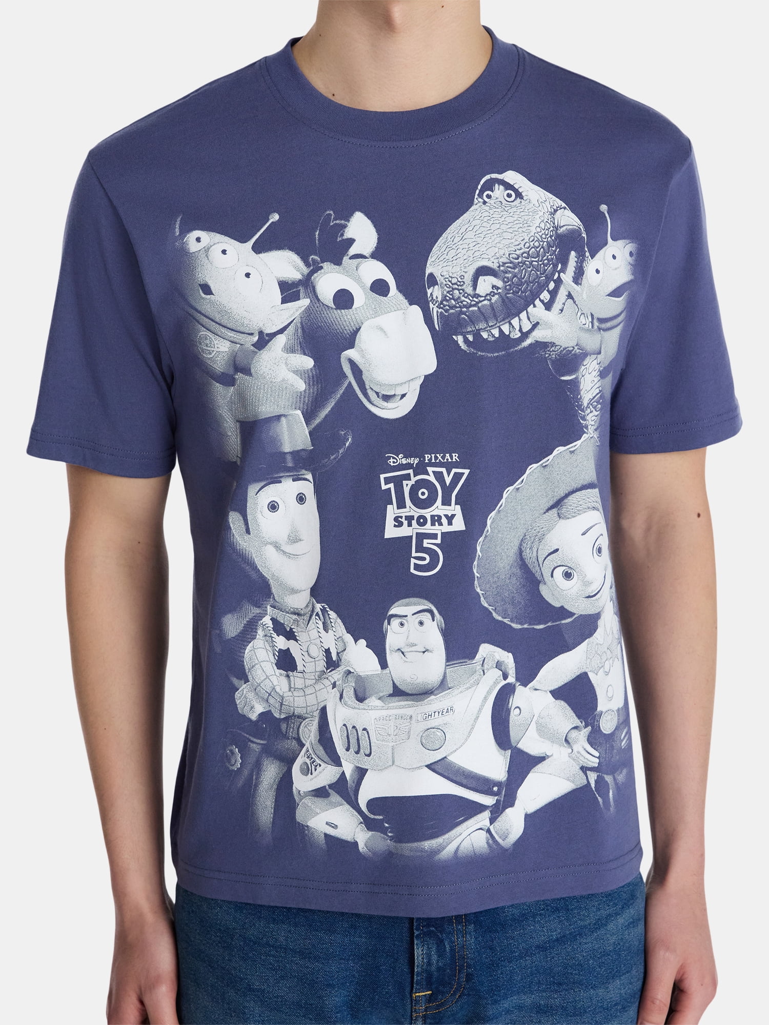 Toy Story 5 Men's and Big Men's Graphic Tee, Sizes XS-3XL