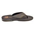 thumbnail image 2 of Reef Fanning Mens Sandals | Bottle Opener Flip Flops for Men  Black//Silver, 2 of 9