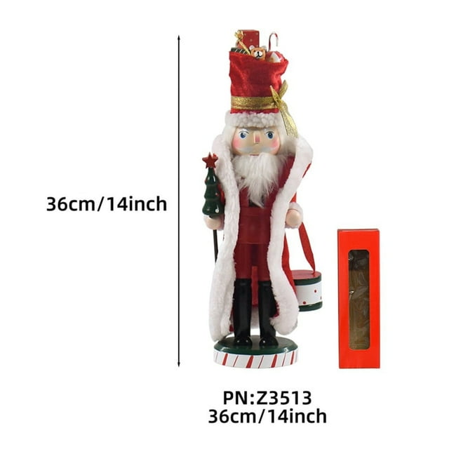 Castle Guard Nutcracker Figurine Festive Collectible Nutcracker Gift for Indoor Winter Table Desktop