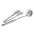 thumbnail image 1 of 2 Pieces Stainless Steel Spaghetti Server Set Stainless Steel Spaghetti Pasta Tong Pasta Spoon Server Fork, 1 of 5