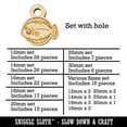 thumbnail image 2 of Kawaii Dab Fish Wood Mini Charms Shapes DIY Craft Jewelry - With Hole - 25mm (7pcs), 2 of 7