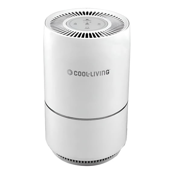 Cool-Living True HEPA 4 Step Air Purifier with Built-In Ionizer and Light Sensor