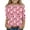Multicolor, variant on Avtoify Girls Long Sleeve Shirts Children's Easter Day Print 3/4 Sleeve /Three Quarter Round Neck Bottom Shirt and Top for Kids