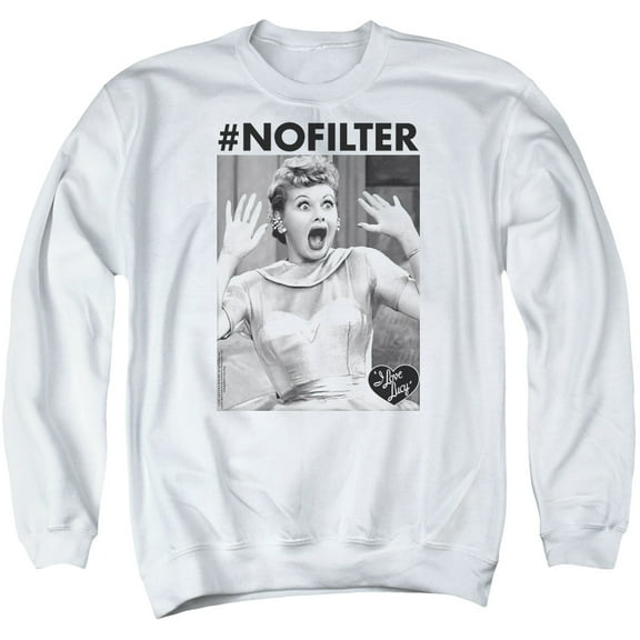 I Love Lucy - No Filter - Crewneck Sweatshirt - Large