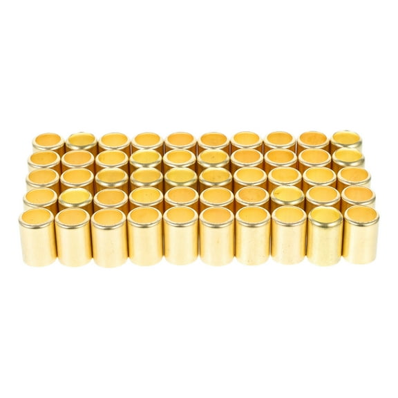 MLINS 50pcs Metal Ferrules For Air Hose Sprayer Tube Compression Fitting Kit Secure Connection For Pneumatic Welding Flame Cutting