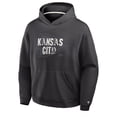 thumbnail image 4 of Men's Fanatics Black Kansas City Chiefs Oversized Type Play Location Hoodie, 4 of 5