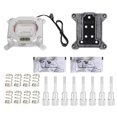 thumbnail image 2 of Water UPR-2018 Computer CPU Waterblock Water Cooling Block with Temperature Display for AURA Synchronization, 2 of 7