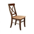 thumbnail image 6 of International Concepts X Dining Chair in Cinnamon/Espresso (set of 2), 6 of 11