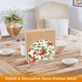 thumbnail image 6 of Yayeee Napkin Holder for Table Kitchen Paper Tissue Organization, Beige Apple Pattern, 6 of 8