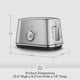 thumbnail image 2 of Tostadora Breville Acero Inoxidable Cepillado Toast Select Luxe 2 Rebanadas, 2 of 6