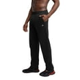 thumbnail image 4 of Champion Men's and Big Men's Powerblend Fleece Open Bottom Pants, up to Size 2XL, 4 of 7