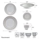 thumbnail image 3 of Juego de vajilla Mikasa Parchment de 40 piezas Porcelain Service, 3 of 9