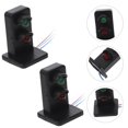 thumbnail image 2 of Miangastore Feu de Signalisation de Chemin de Fer Noir 2 Pcs 0.79x0.51x0.51 Po, 2 of 8