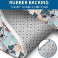 thumbnail image 4 of Light Color Butterfly Leaf Pattern Bathroom Rugs Sets 3 Piece,Toilet Cover Set,Absorbent Non Slip Bathroom Mats Sets with U-Shaped Contour Rug Toilet Rug Set, 4 of 5