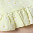 thumbnail image 7 of FNNMNNR Cute Toddler Baby Girls Summer Clothes Daisy Sleeveless Top+Ruffle Shorts 2Pcs Casual Outfits Beige 6-12 Months, 7 of 7