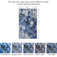 thumbnail image 2 of JV Home Area Rug Elegance Blue Yellow White 2'x3'3" Washable Carpet Anti Slip, 2 of 7