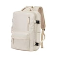 thumbnail image 4 of Travel Backpack with USB Charging Port Lightweight Sports Carry on Backpack beige white, 4 of 10