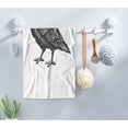 thumbnail image 3 of AOYEGO Bird Microfiber Towels Animal Sketch of Flying Black Crow Raven Bird Bath Towels Kitchen Hand Towels for Women Men Girls Boys 15x30 Inch, 3 of 10