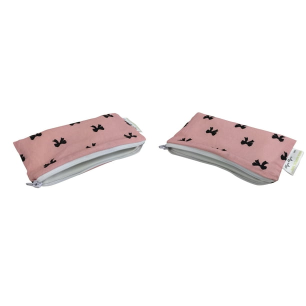 Itzy Ritzy Snack Happens Mini Reusable Snack And Everything Bags Bows Babes Walmart Com Walmart Com