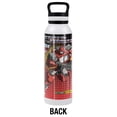 thumbnail image 2 of Transformers Official Ironhide White 24 oz Insulated Canteen Water Bottle, Leak Resistant, Vacuum Insulated Stainless Steel with Loop Cap, 2 of 7