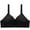 Black, variant on VerPetridure Bras for Women Front Closure Woman's Solid Color Fashion Bowknot Comfortable Hollow Out Bra Underwear No Rims