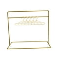 thumbnail image 2 of 1/6 Dollhouse Clothing Rack W/ 5 Clothes Hanger Clothing Hanging Garment Rack Holder Clothes Hanger Doll Dress Rack for Living Room Golden, 2 of 8