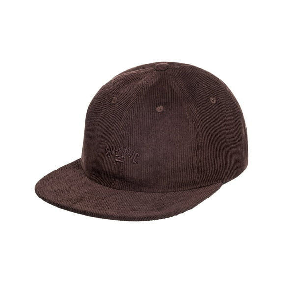 Billabong Men's Adjustable Cord Cap ~ Bad Dog dark brown