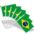 thumbnail image 1 of AhfuLife Banderas de Brasil de mano, 15 piezas, 14 x 21 cm, 1 of 6