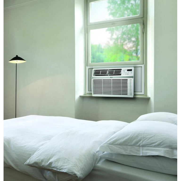LG 10 000 BTU 450 Sq ft 115V Window Air Conditioner White LW1016ER