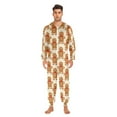thumbnail image 6 of joogoo Cute Gingerbread Man Unisex Adults Onesies Pajamas Jumpsuits L, 6 of 7