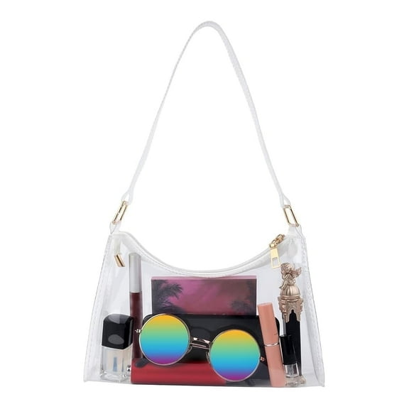 Bopika Clear Stadium Purse for Women, Small Crossbody Bag for Stadium Events