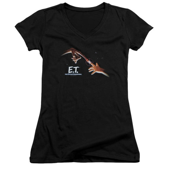 Et Poster Junior Women's T-Shirt V-Neck Black