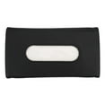 thumbnail image 4 of FONDOTIN Black PU Car Visor Tissue Holder Hanging Napkin Dispenser Practical Car Storage Organizer, 4 of 8