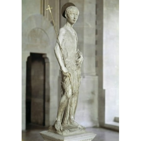 St John the Baptist Donatello (ca1386-1466 Italian) Bargello National Museum Florence Italy...