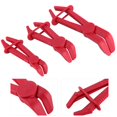 thumbnail image 4 of Clamp 3pcs Nylon Flexible Hose Line Clamp  Set for Brake Fuel Gas Coolant Radiator Hoses, 4 of 8