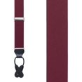 thumbnail image 2 of SuspenderStore Grosgrain Solid Color Suspenders -1.38-Inch Wide - Button - 2 Sizes, Array Of Beautiful Colors, 2 of 4