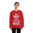 thumbnail image 4 of Funny Saying Dentist Sassy Sarcastic Personality Ga Gildan 18000 Sweatshirt, 4 of 4