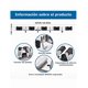 thumbnail image 5 of 2pcs Acero Inoxidable Xtellar color plateado Organizador De Escobas 5acortar 4ganch, 5 of 5