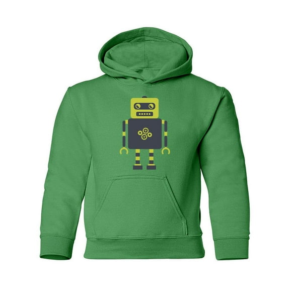 Square Robot Hoodie Juniors -Image by Shutterstock, x-Large