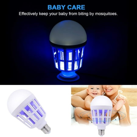 Bug Zapper Light Bulbs Mosquito Killer Lamp Uv Led Electronic Insect Fly Killer For Indoor And Outdoor Walmart Canada